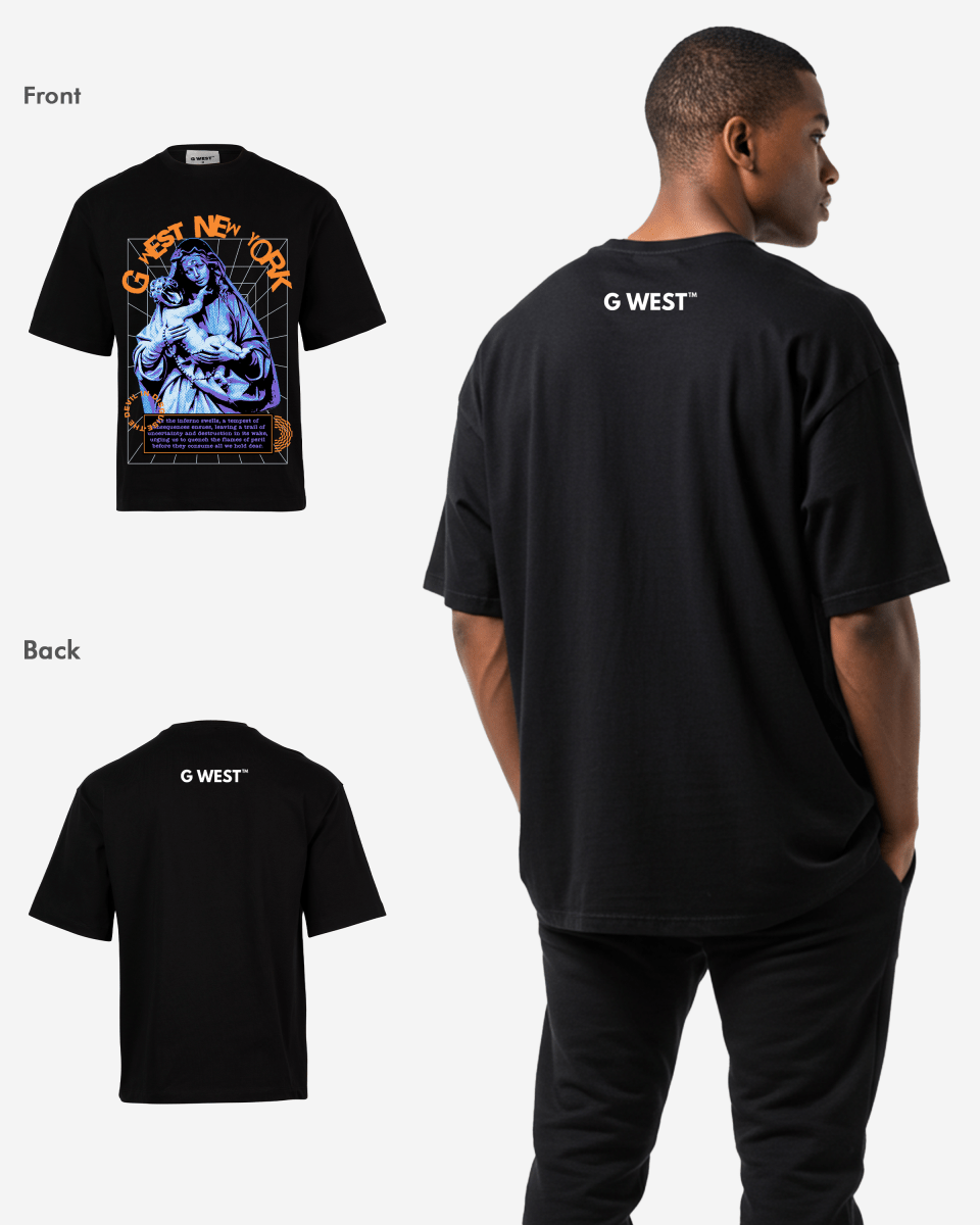 G WEST NEW YORK OVERSIZED T-Shirt Mens G West