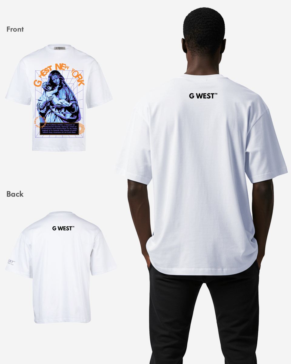 G WEST NEW YORK OVERSIZED T-Shirt Mens G West