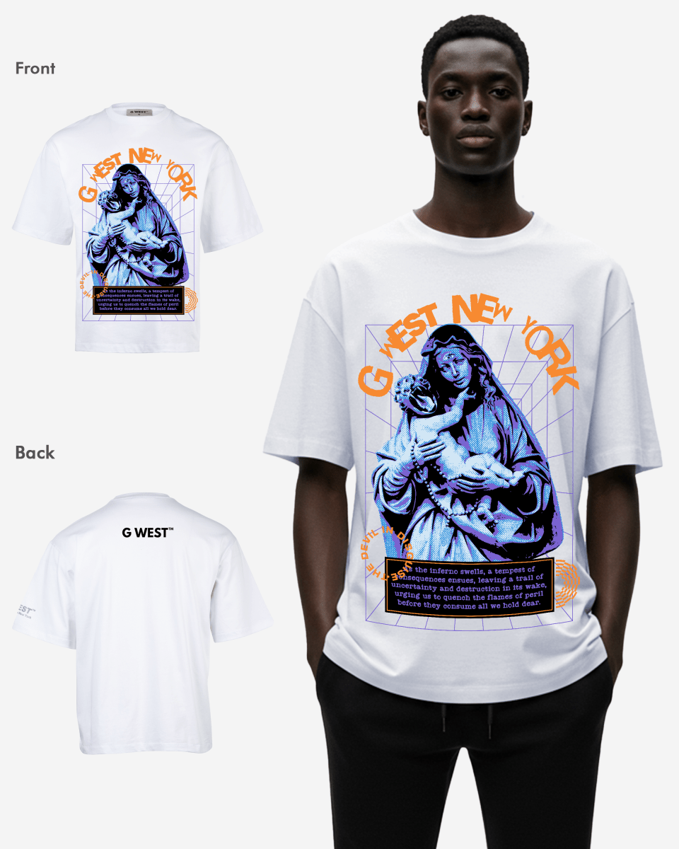 G WEST NEW YORK OVERSIZED T-Shirt Mens G West