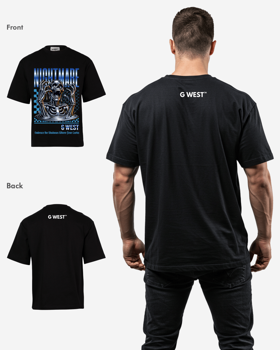 G WEST NIGHMARE OVERSIZED T-Shirt Mens G West