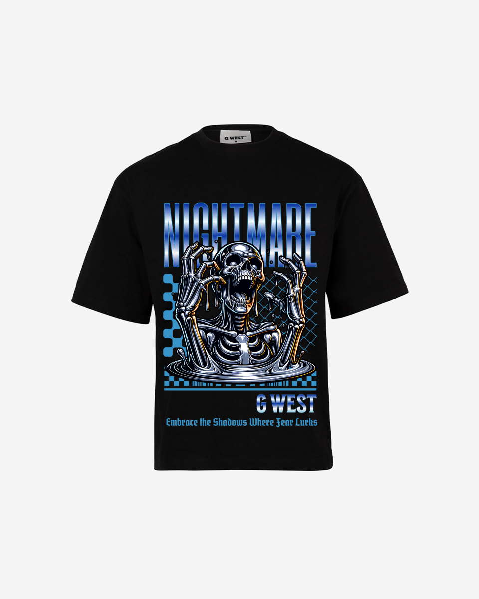 G WEST NIGHMARE OVERSIZED T-Shirt Mens G West