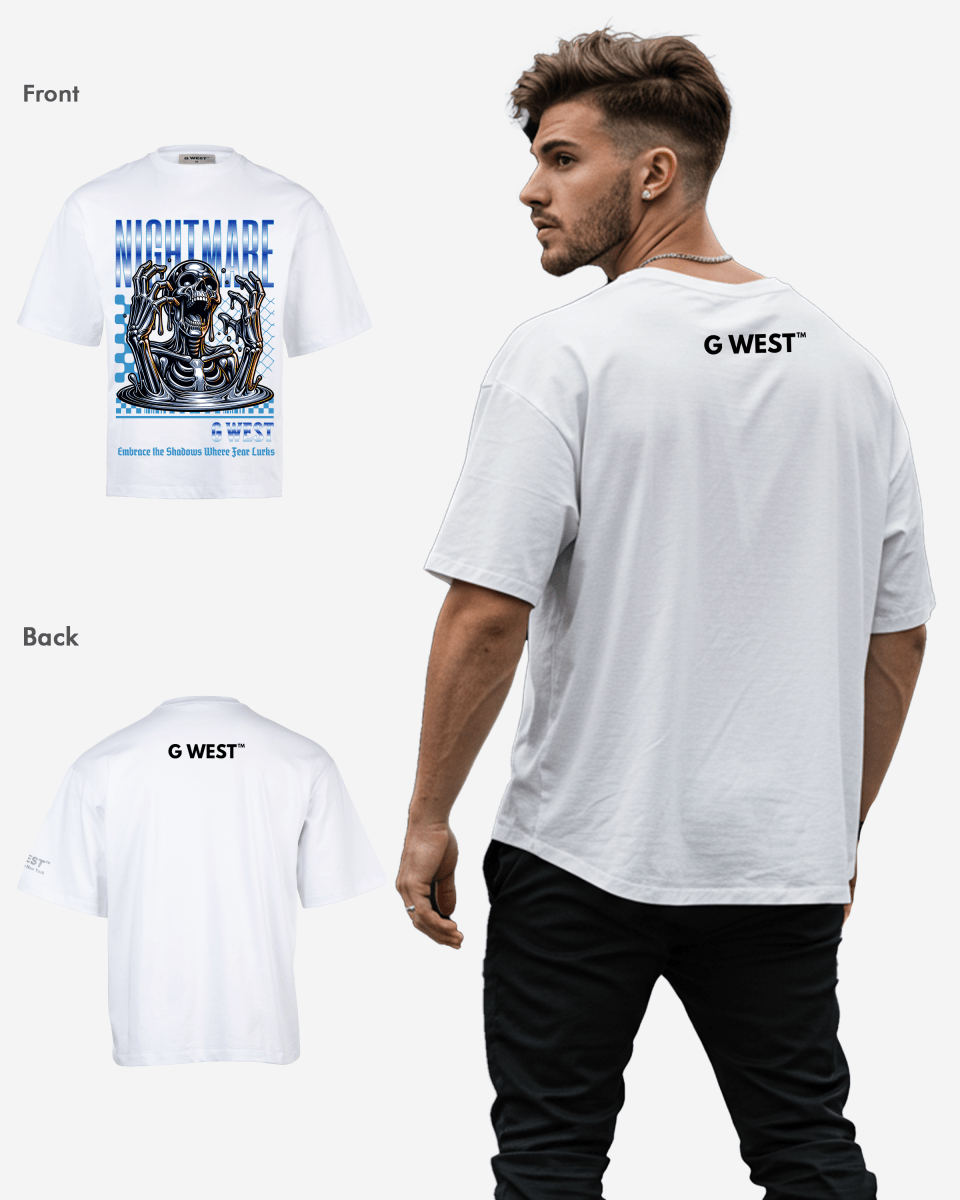 G WEST NIGHMARE OVERSIZED T-Shirt Mens G West