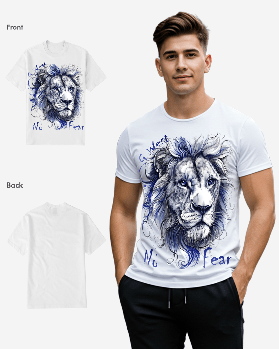 G West Mens No Fear Tee G West