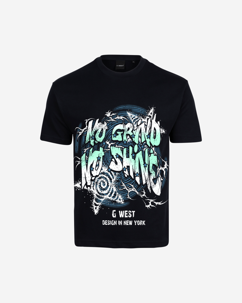G West Mens No Grind No Shine Oversized Tee G West