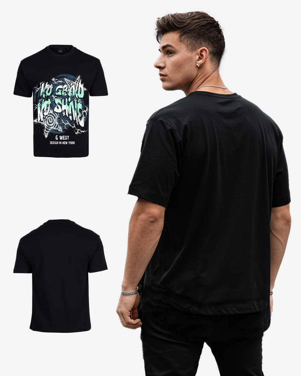 G West Mens No Grind No Shine Oversized Tee G West
