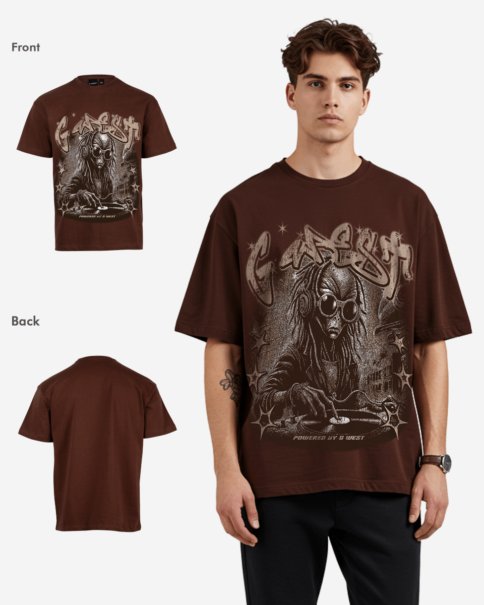 G West No Pulse, Just Vibes Oversized Tee G West