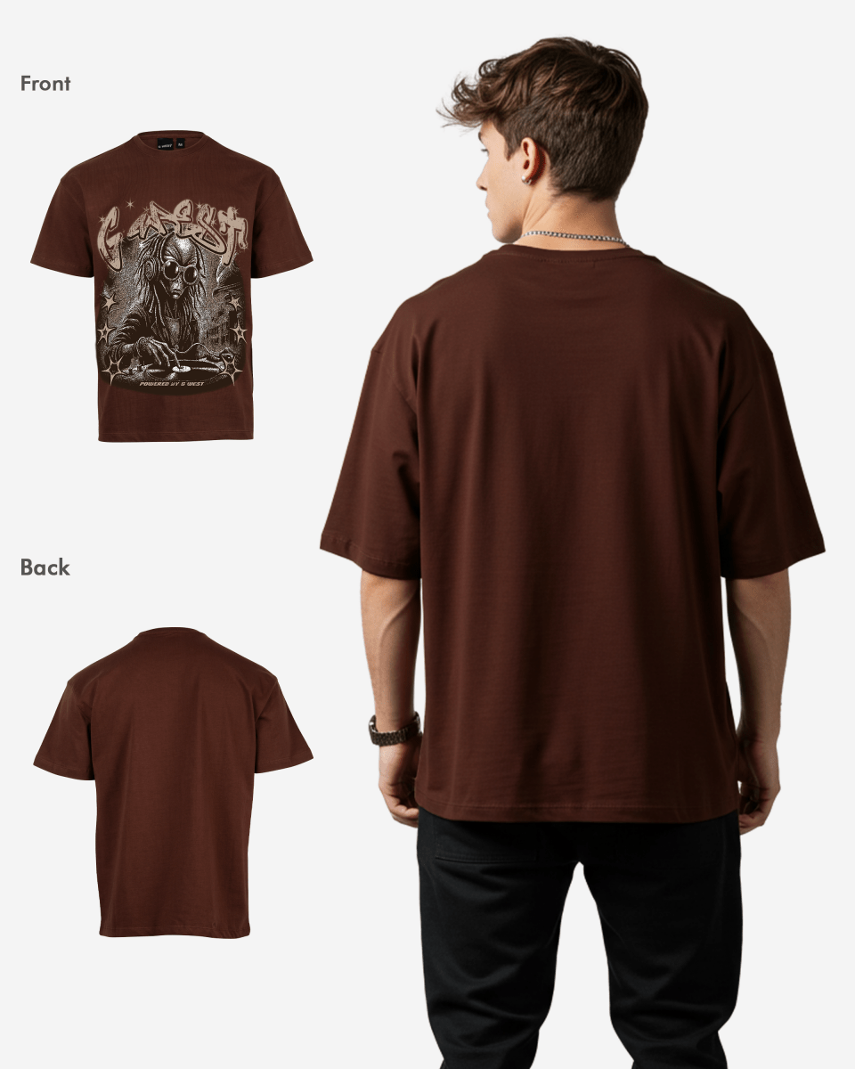 G West No Pulse, Just Vibes Oversized Tee G West