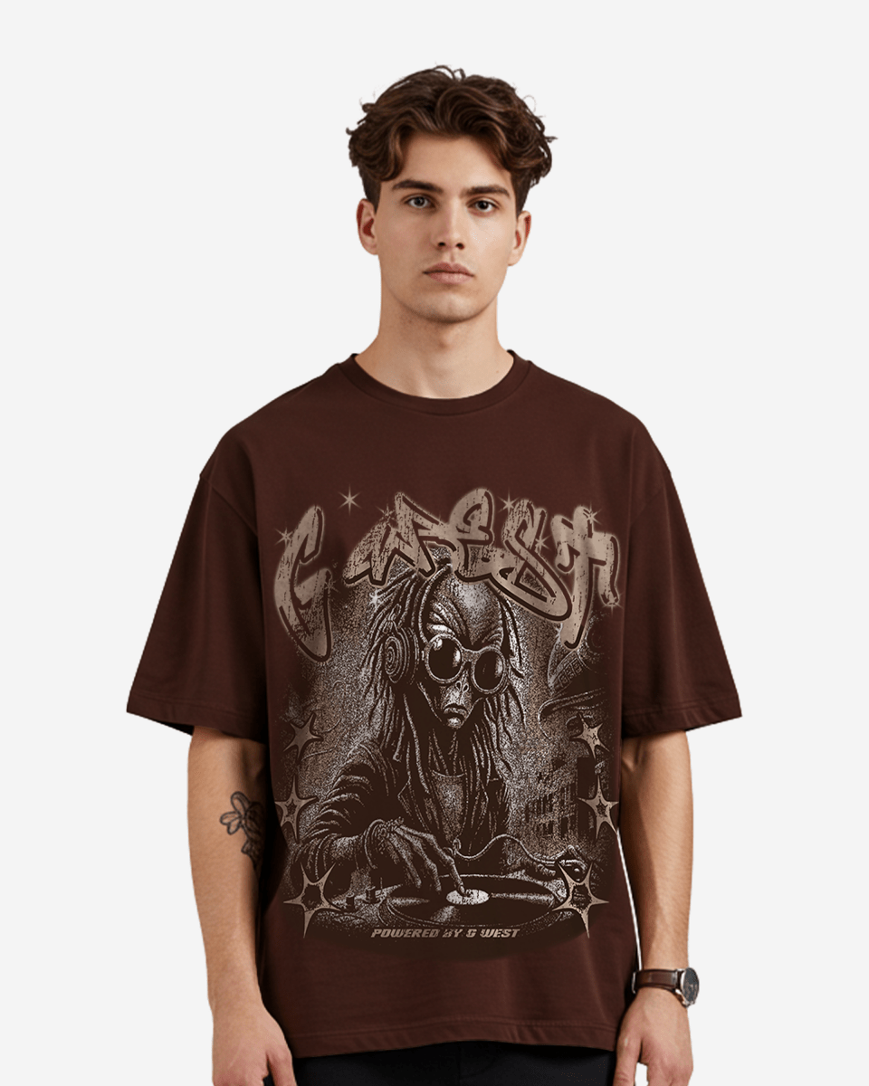 G West No Pulse, Just Vibes Oversized Tee G West