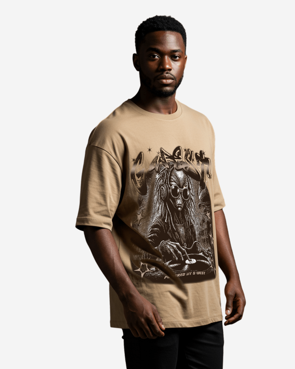 G West No Pulse, Just Vibes Oversized Tee G West
