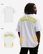 G West Oak Town White T-Shirt Big and Tall Mens G West