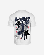 G West Mens Olympic Dazzling Dynamo Life Style Oversized Tee G West