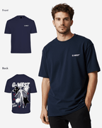 G West Mens Olympic Dazzling Dynamo Life Style Oversized Tee G West