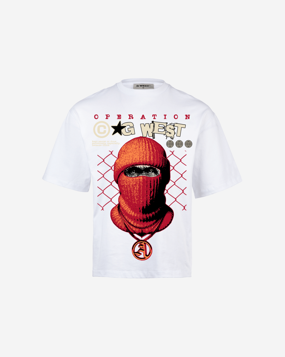 G WEST OPERATION OVERSIZED T-Shirt Mens G West