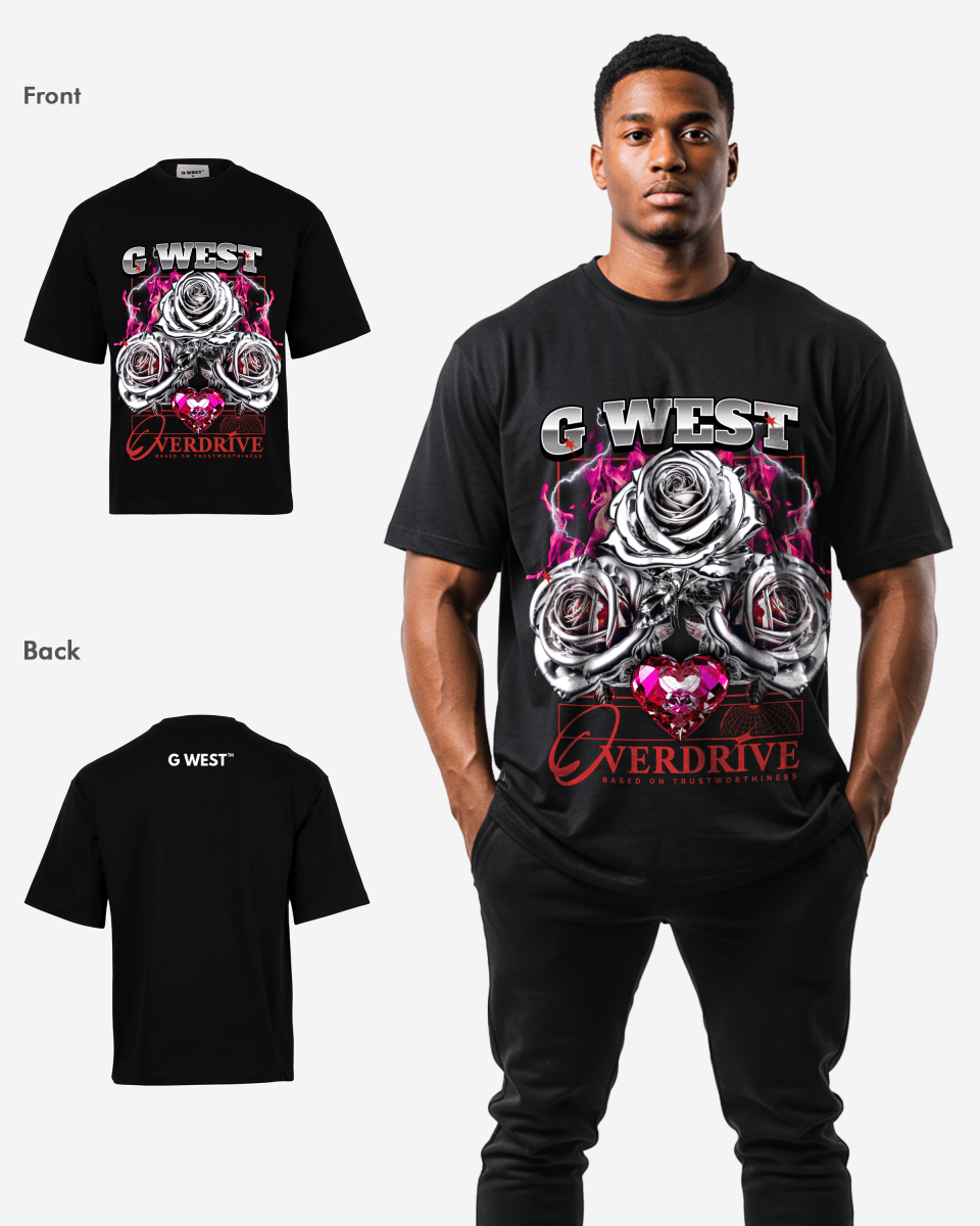 G WEST OVERDRIVE OVERSIZED T-Shirt Mens G West