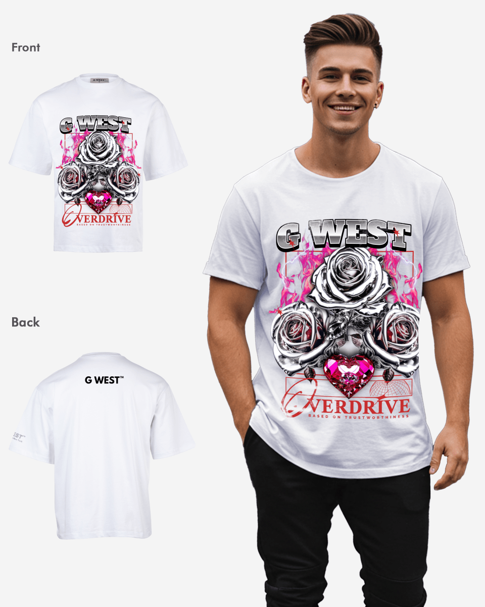 G WEST OVERDRIVE OVERSIZED T-Shirt Mens G West
