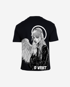 G West Mens Oversized Angel Girl Tee G West