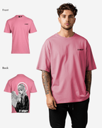 G West Mens Oversized Angel Girl Tee G West