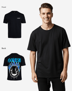 G West Mens Oversized Aqua Smile Tee G West