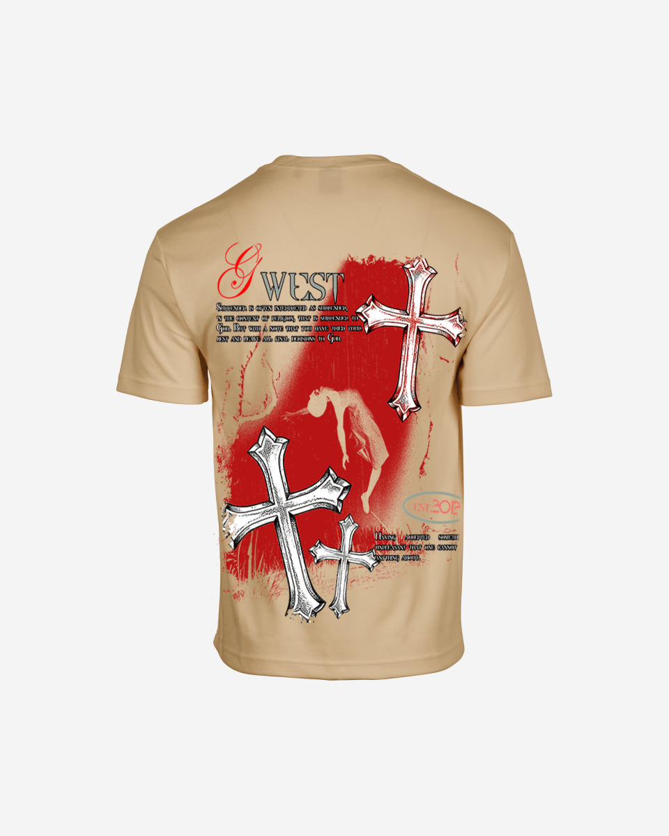 G West Mens Oversized Ascending Soul Life Style Tee  Style G West