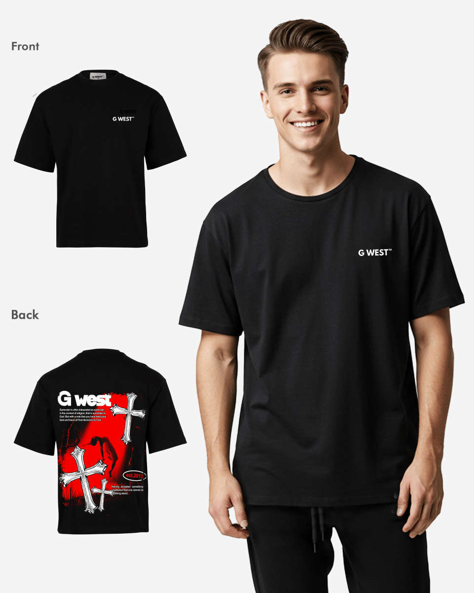 G West Mens Oversized Ascending Soul Tee G West