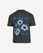 G West Mens Oversized Blue Garden Tee G West