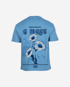 G West Mens Oversized Blue Garden Tee G West
