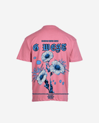 G West Mens Oversized Blue Garden Tee G West