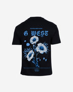 G West Mens Oversized Blue Garden Tee G West