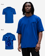 G West Mens Oversized Blue Man Tee G West