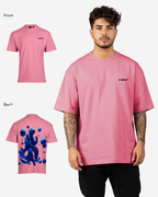 G West Mens Oversized Blue Man Tee G West