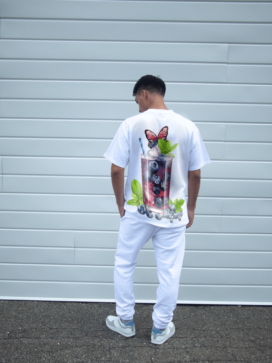 G West Mens Oversize Blueberry Mohito Tee G West