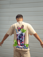 G West Mens Oversize Blueberry Mohito Tee G West