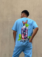 G West Mens Oversize Blueberry Mohito Tee G West