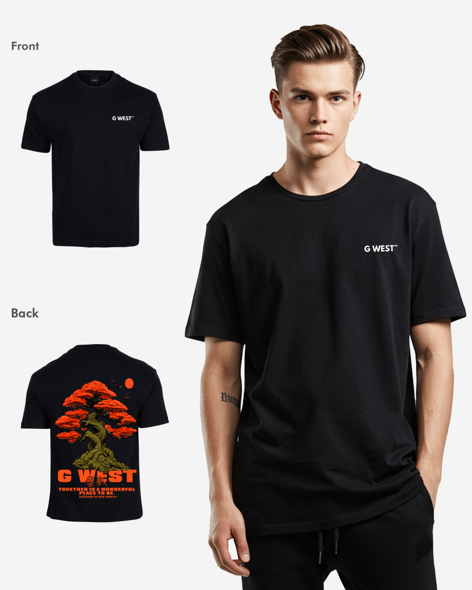 G West Mens Oversized Bonsai Tee G West