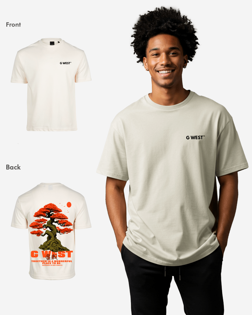 G West Mens Oversized Bonsai Tee G West