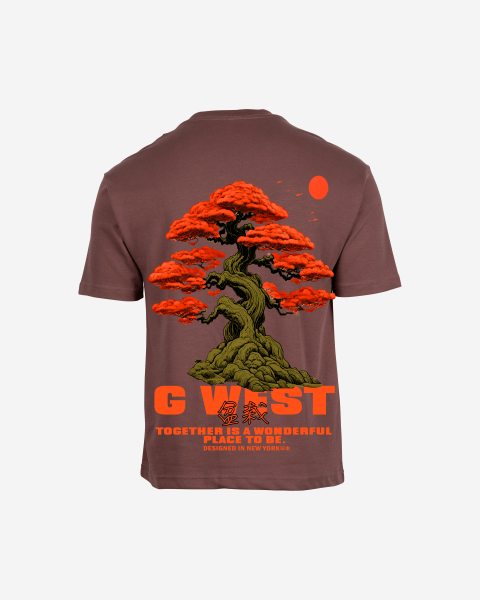 G West Mens Oversized Bonsai Tee G West