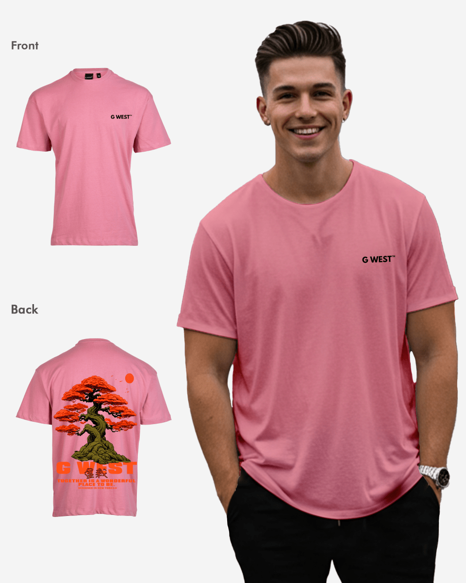 G West Mens Oversized Bonsai Tee G West