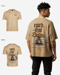 G West Mens Oversized Catch That Dollar Life Stlye Tee G West
