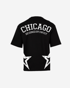 G West Mens Oversized Chicago Arch Logo Tee G West