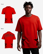 G West Mens Oversized Chicago Arch Logo Tee G West