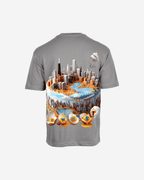 G West Mens Oversized Chicago Cake Tee G West