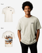 G West Mens Oversized Chicago Cake Tee G West