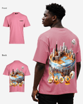 G West Mens Oversized Chicago Cake Tee G West