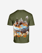 G West Mens Oversized Chicago Cake Tee G West