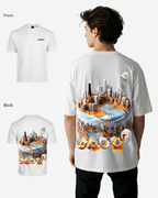 G West Mens Oversized Chicago Cake Tee G West