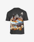 G West Mens Oversized Chicago Cake Tee G West