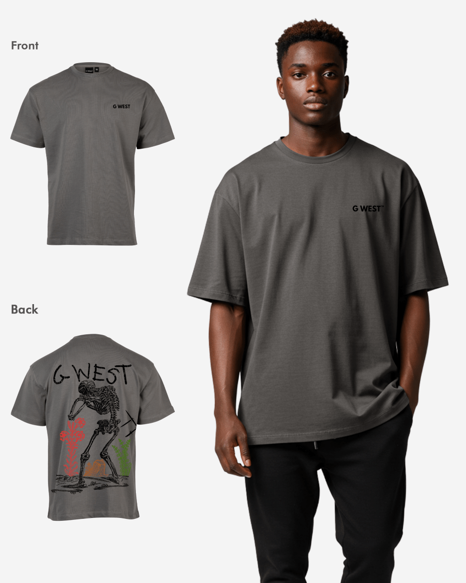 G West Mens Oversized Colors Of Life Tee G West
