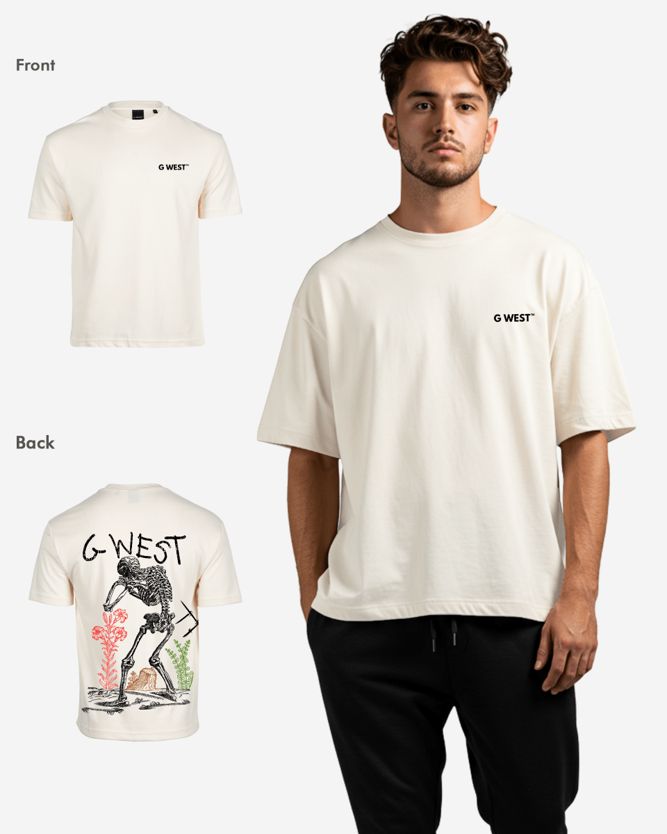 G West Mens Oversized Colors Of Life Tee G West