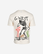 G West Mens Oversized Colors Of Life Tee G West