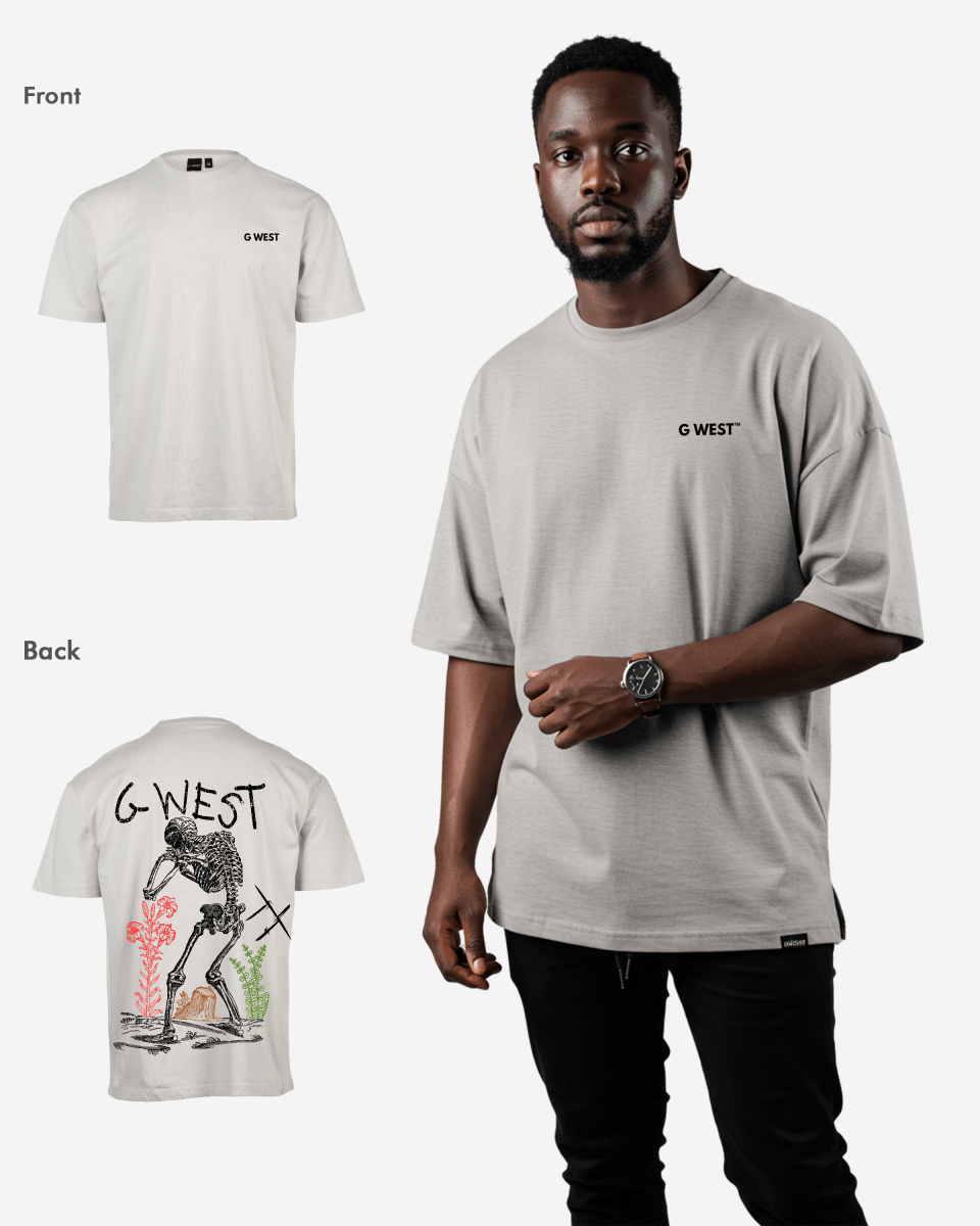 G West Mens Oversized Colors Of Life Tee G West